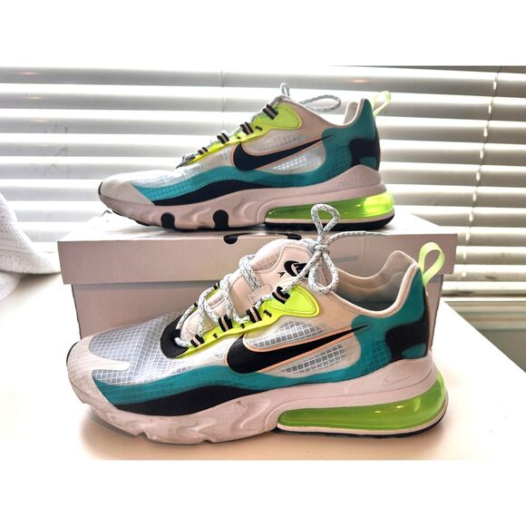 2020 Nike Air Max 270 React SE - Oracle Aqua - Size 12 - Like new in OG box - Picture 1 of 6